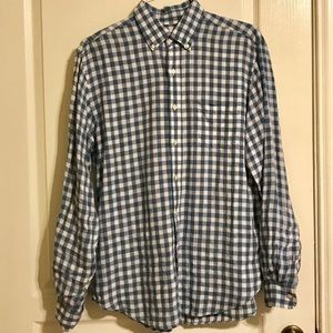 Vintage Duck Head 100% linen men’s button down 🦆